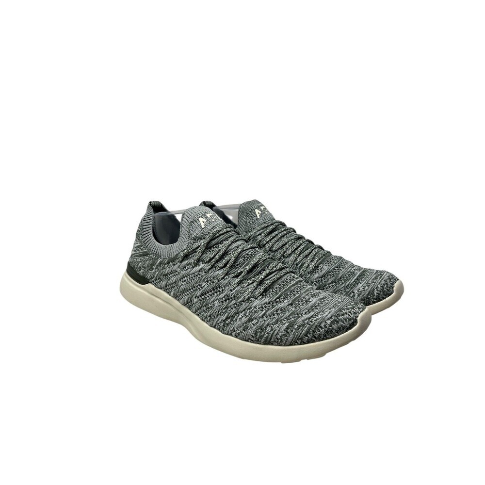 APL TechLoom Wave Men's Sneakers Size 10 Grey Knit Running Shoes Gym